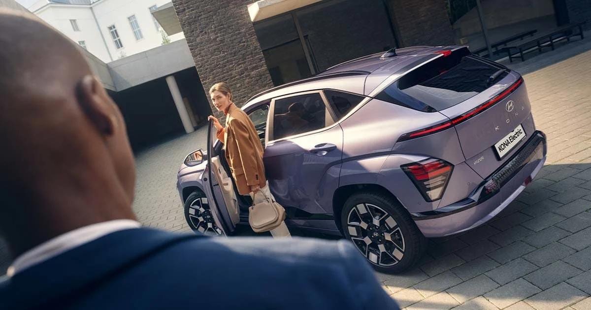 Hyundai KONA Electric – modelbillede; udstyr og årgang kan variere