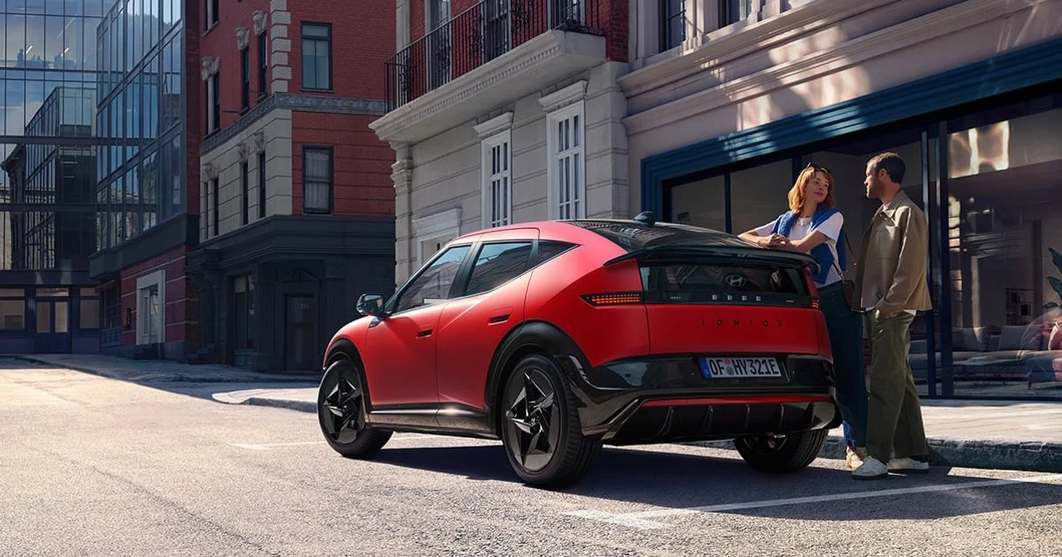 Hyundai IONIQ 3 – modelbillede; udstyr og årgang kan variere