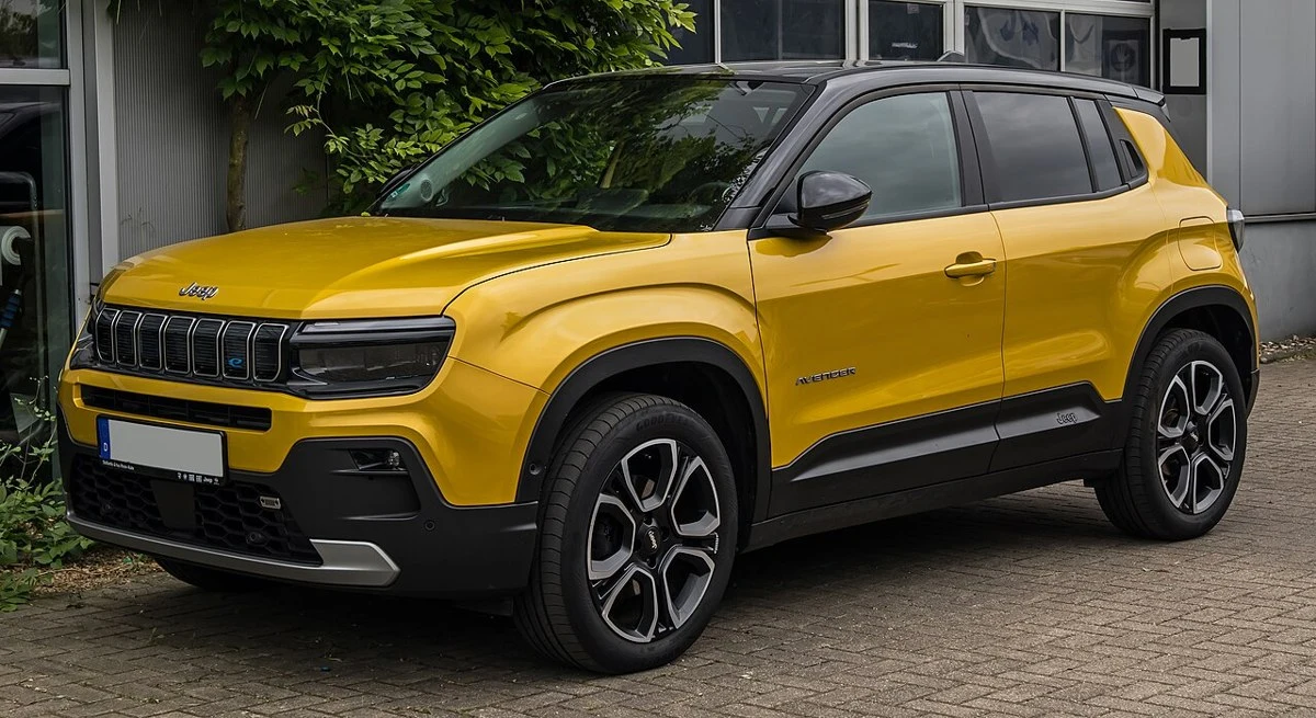Jeep Avenger Electric – modelbillede; udstyr og årgang kan variere