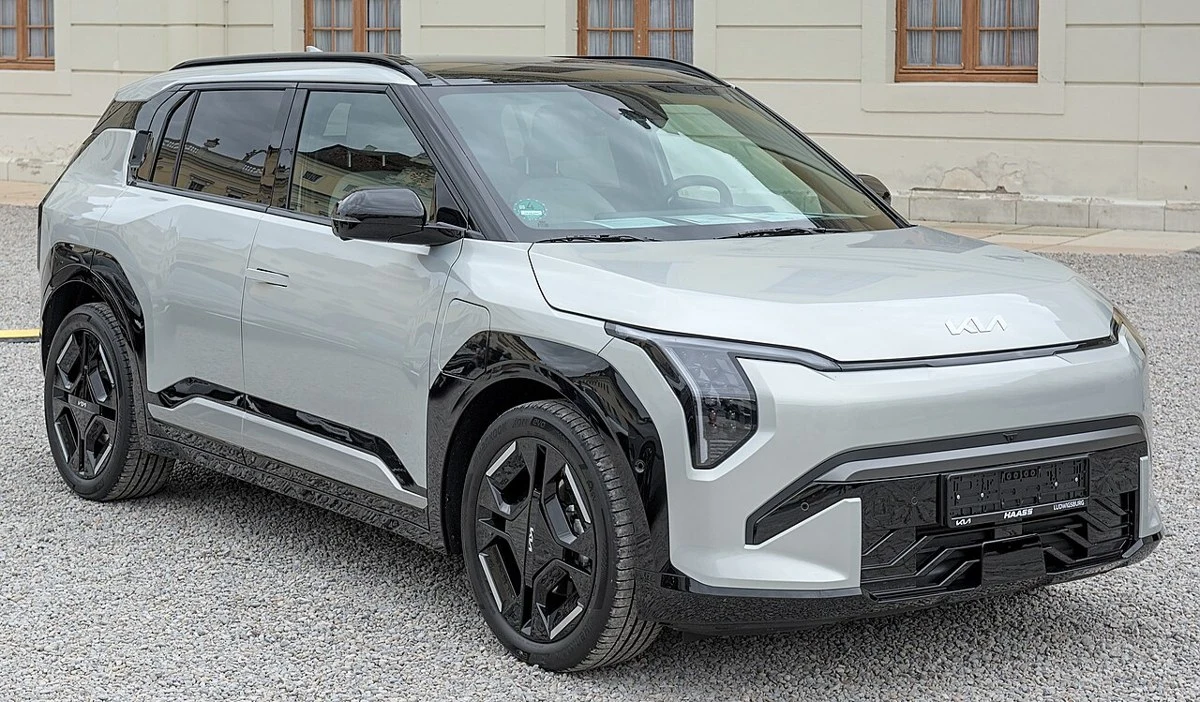 Kia EV3 – modelbillede; udstyr og årgang kan variere