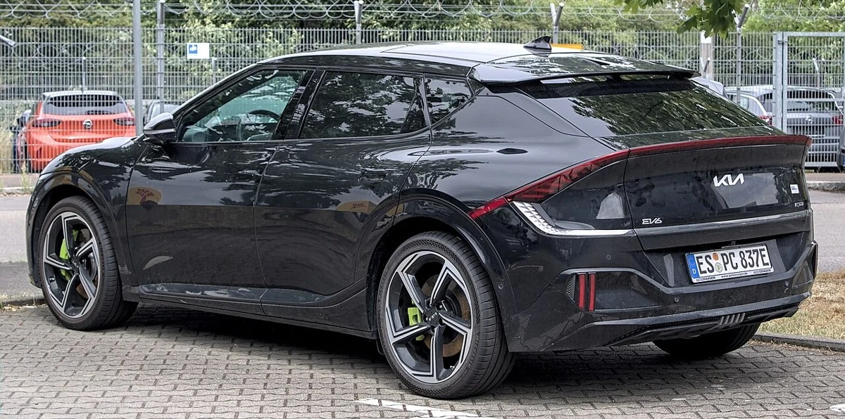 Kia EV6 GT – modelbillede; udstyr og årgang kan variere