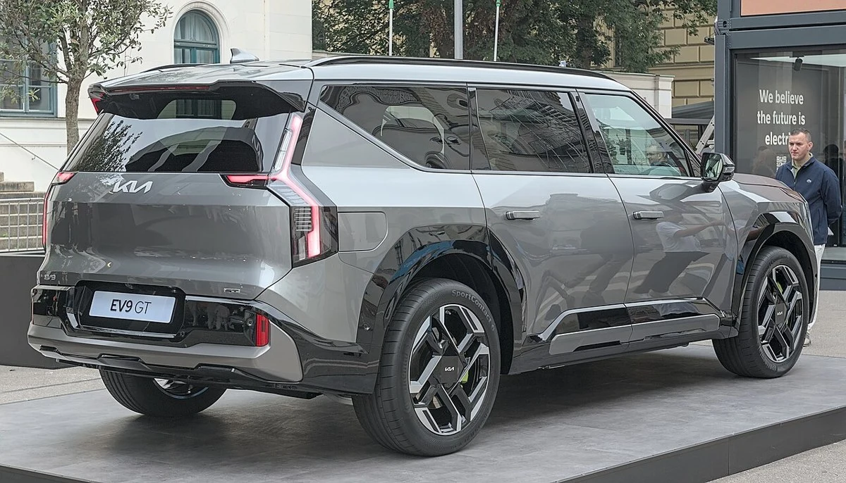 Kia EV9 GT – modelbillede; udstyr og årgang kan variere
