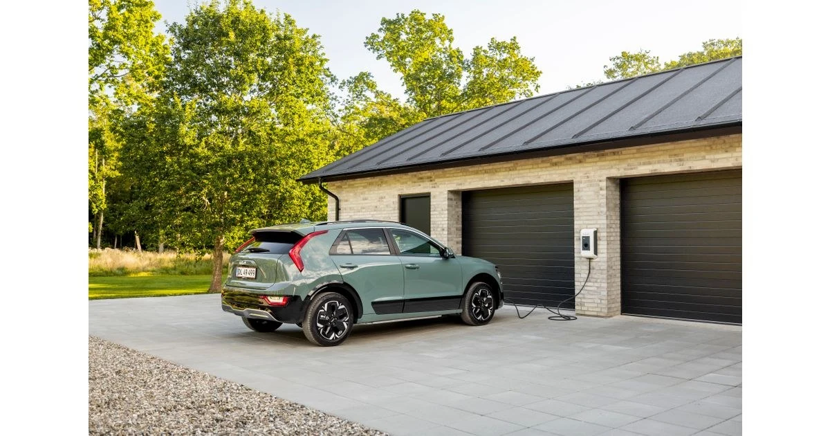 Kia Niro EV – modelbillede; udstyr og årgang kan variere