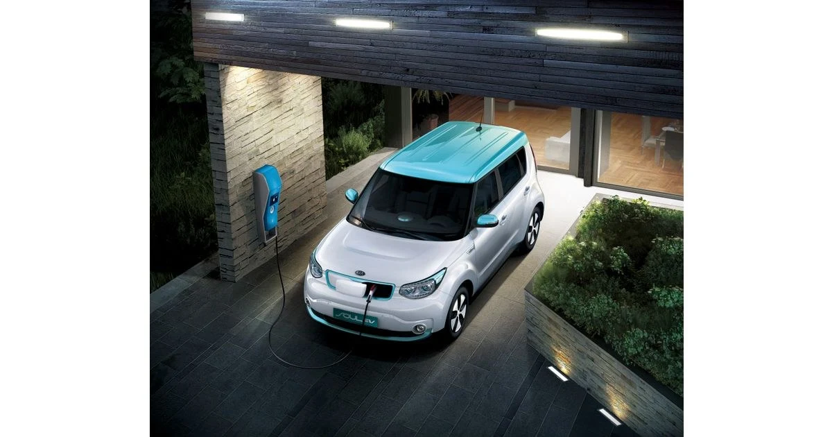 Kia Soul EV – modelbillede; udstyr og årgang kan variere