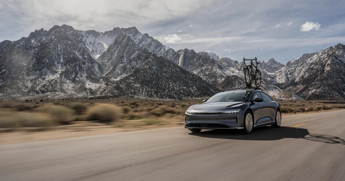 Lucid Air – modelbillede; udstyr og årgang kan variere