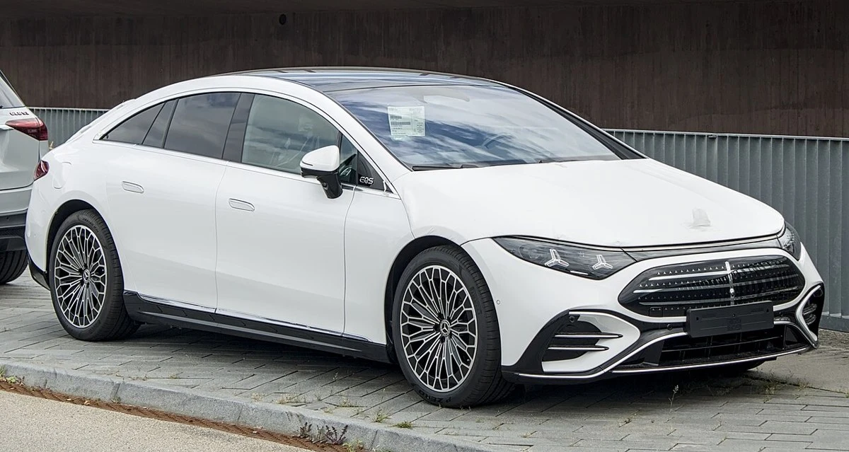 Mercedes-Benz EQS Sedan – modelbillede; udstyr og årgang kan variere