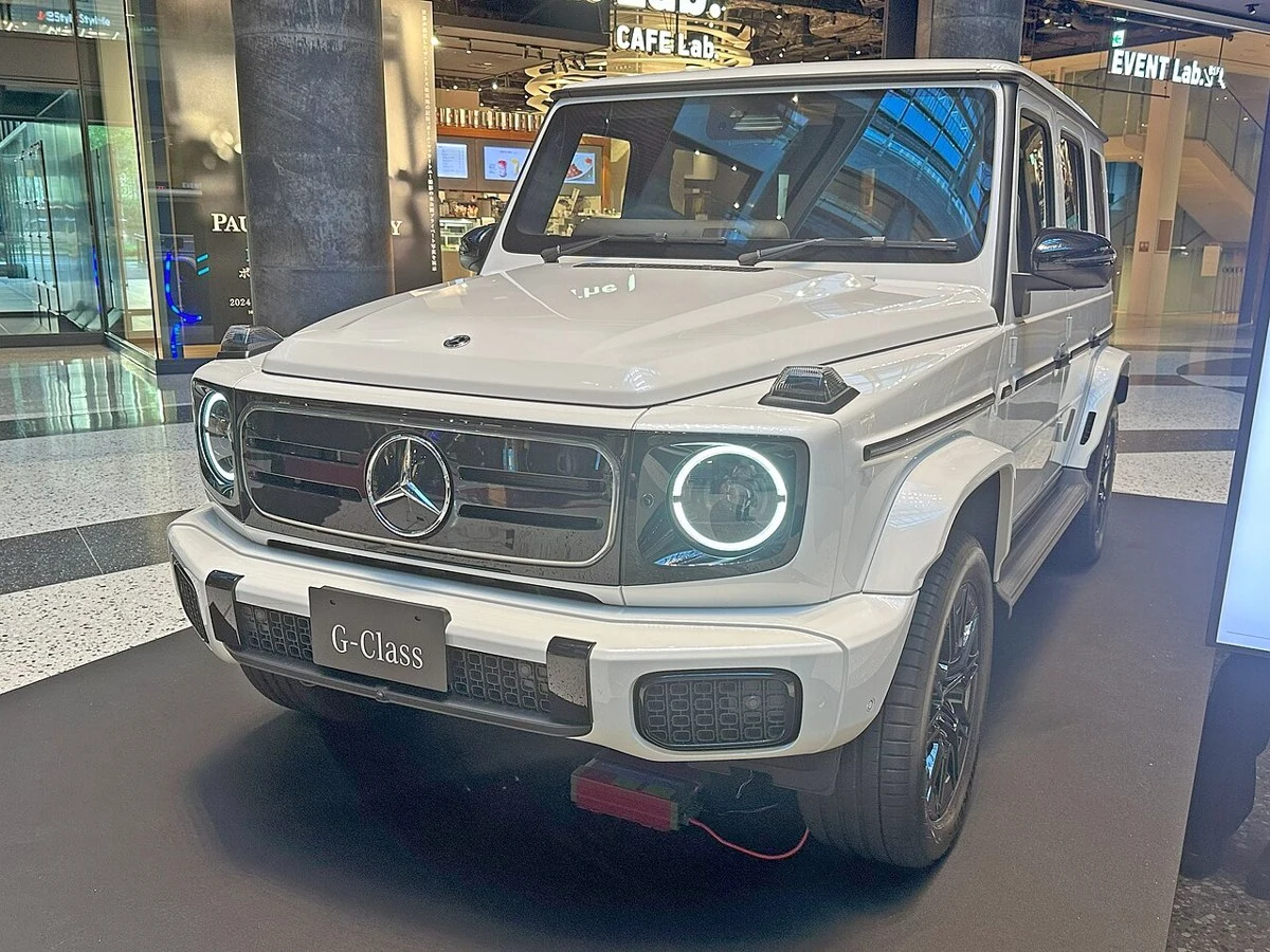 Mercedes-Benz G-Klasse Electric – modelbillede; udstyr og årgang kan variere