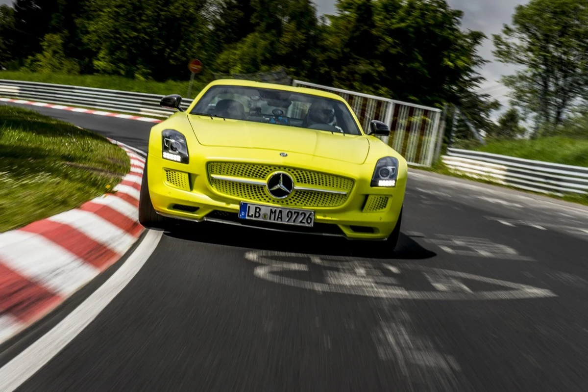 Mercedes-Benz SLS AMG Electric Drive – modelbillede; udstyr og årgang kan variere
