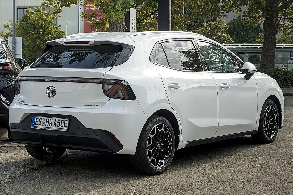 MG MG4 EV Urban – modelbillede; udstyr og årgang kan variere