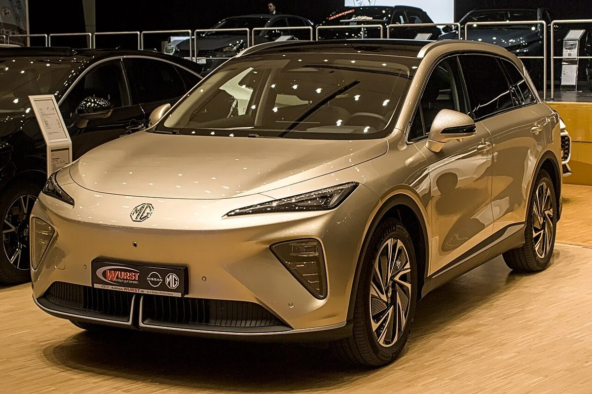 MG MGS6 EV – modelbillede; udstyr og årgang kan variere
