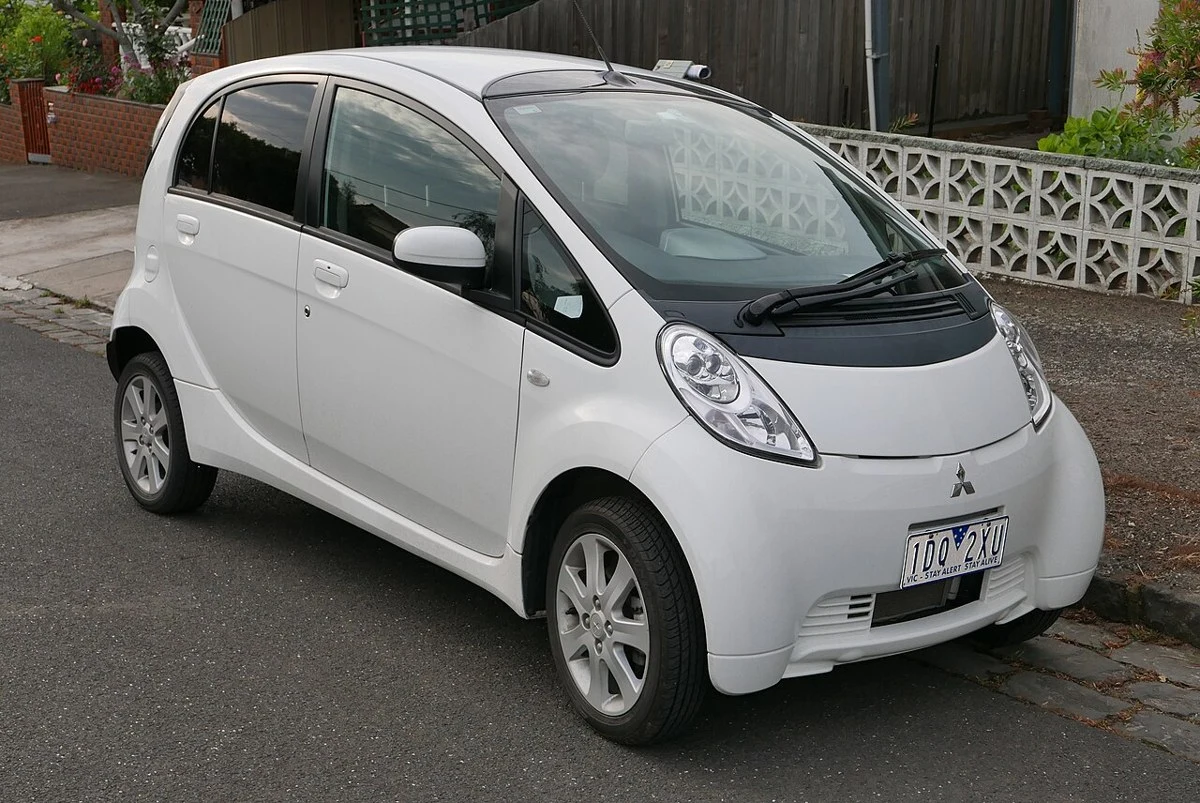 Mitsubishi i-MiEV – modelbillede; udstyr og årgang kan variere