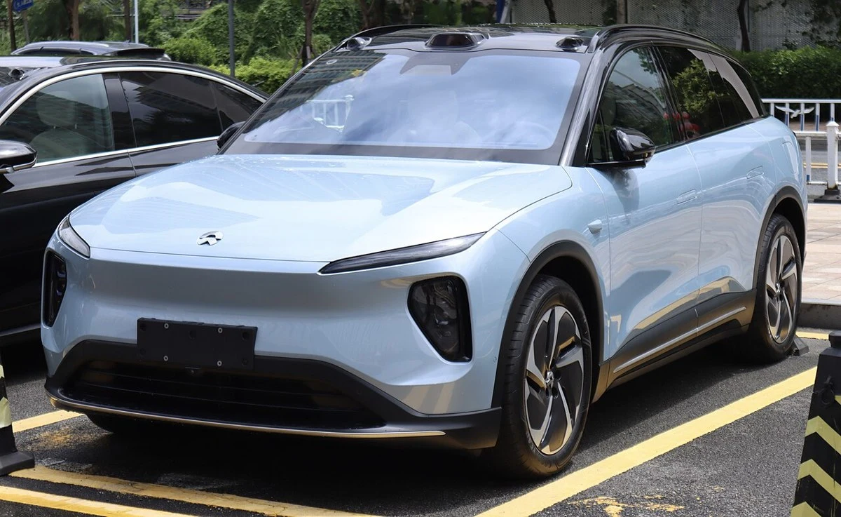 NIO EL6 – modelbillede; udstyr og årgang kan variere