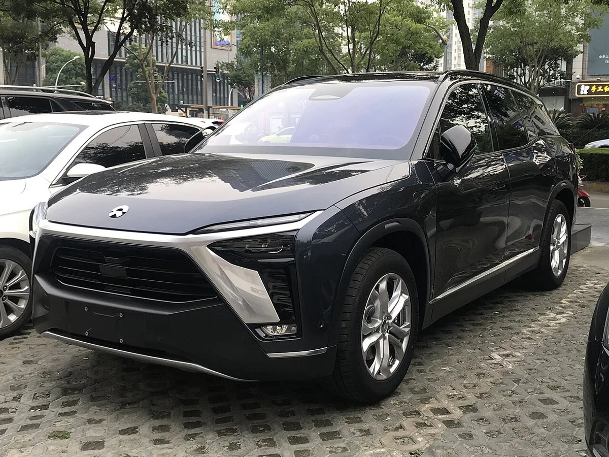 NIO ES8 – modelbillede; udstyr og årgang kan variere