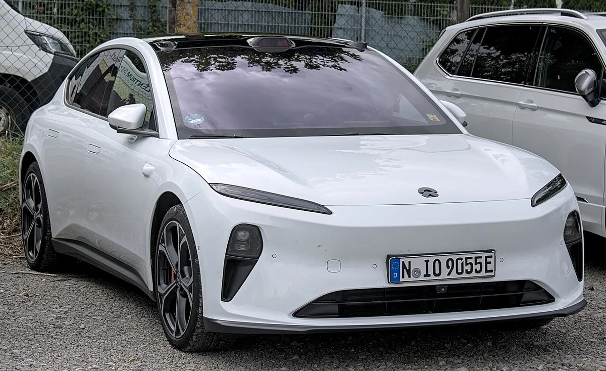 NIO ET5 – modelbillede; udstyr og årgang kan variere