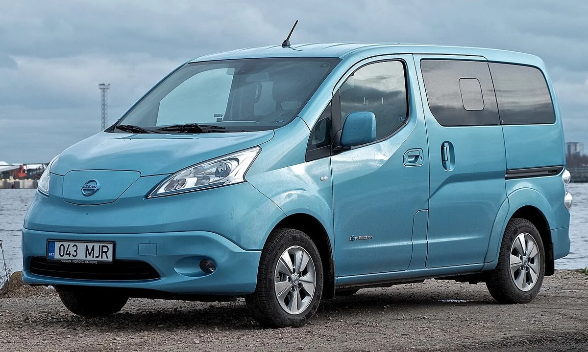 Nissan e-NV200 Combi / Evalia – modelbillede; udstyr og årgang kan variere