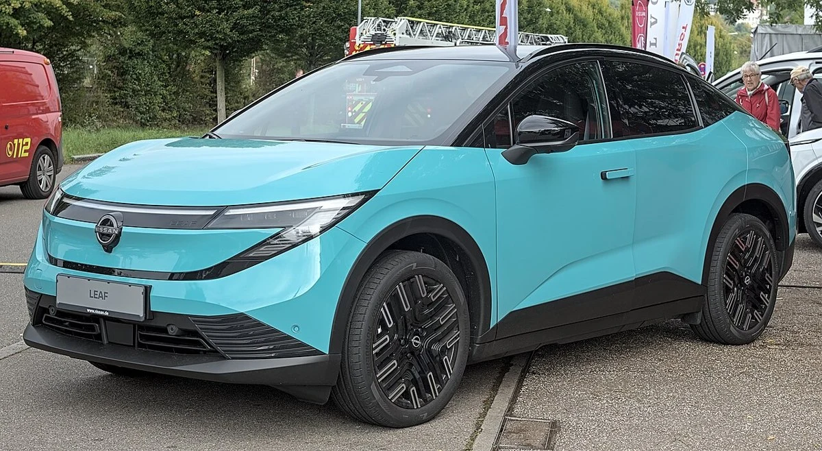 Nissan Leaf – modelbillede; udstyr og årgang kan variere