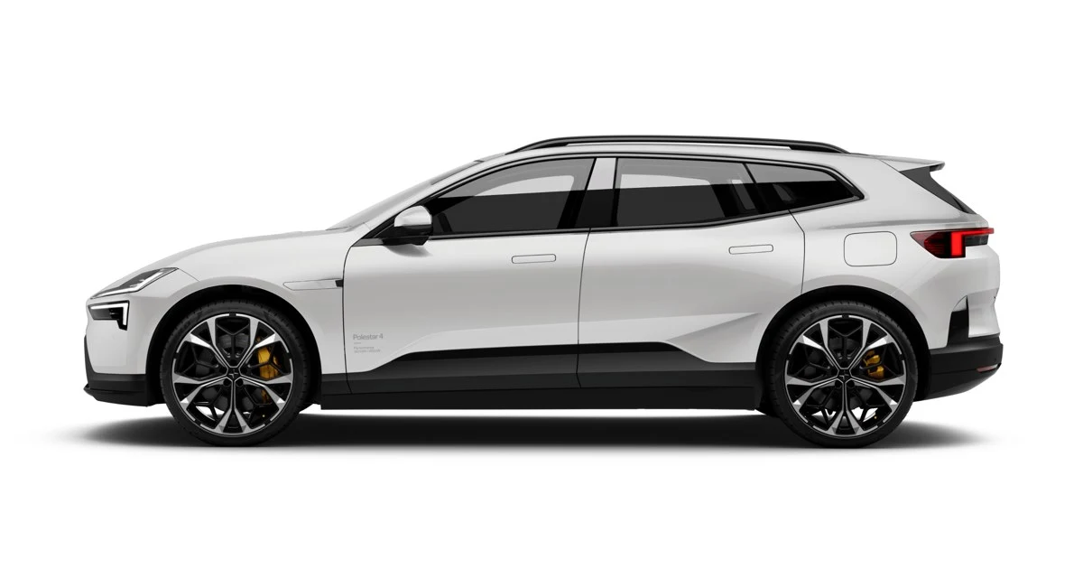 Polestar 4 SUV – modelbillede; udstyr og årgang kan variere