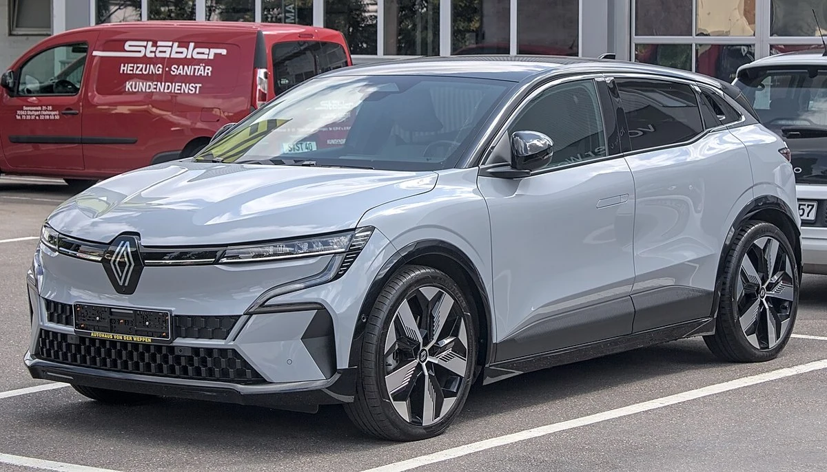 Renault Megane E-Tech Electric – modelbillede; udstyr og årgang kan variere