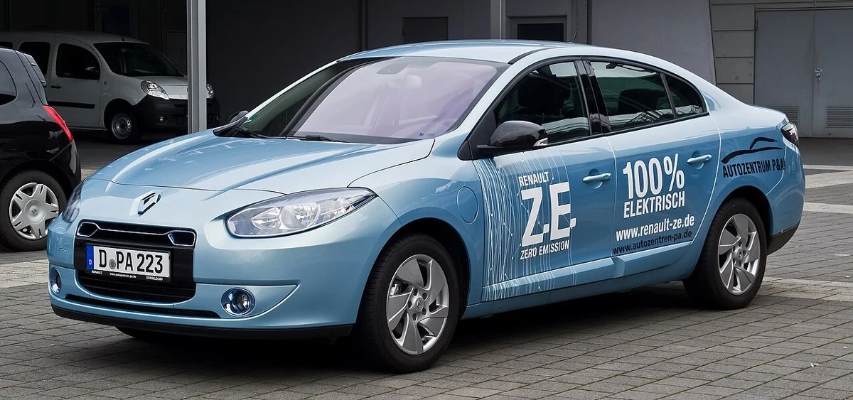 Renault Fluence Z.E. – modelbillede; udstyr og årgang kan variere