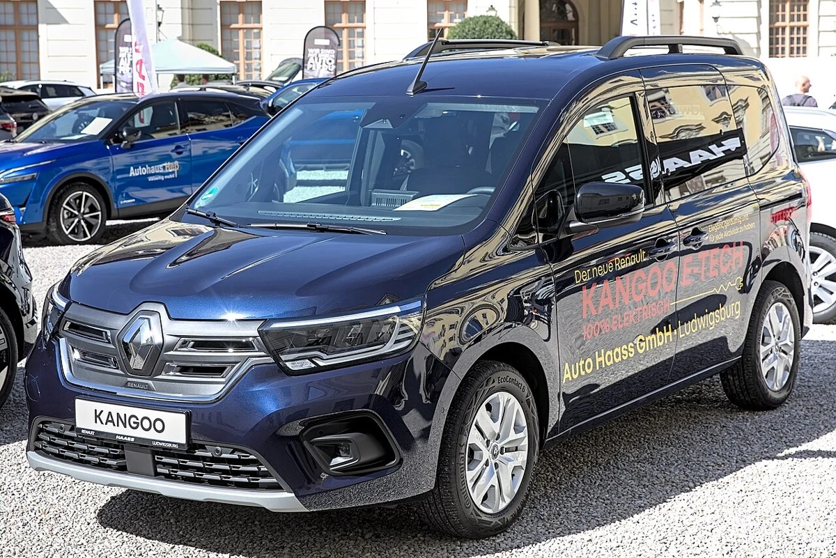 Renault Kangoo E-Tech Electric – modelbillede; udstyr og årgang kan variere