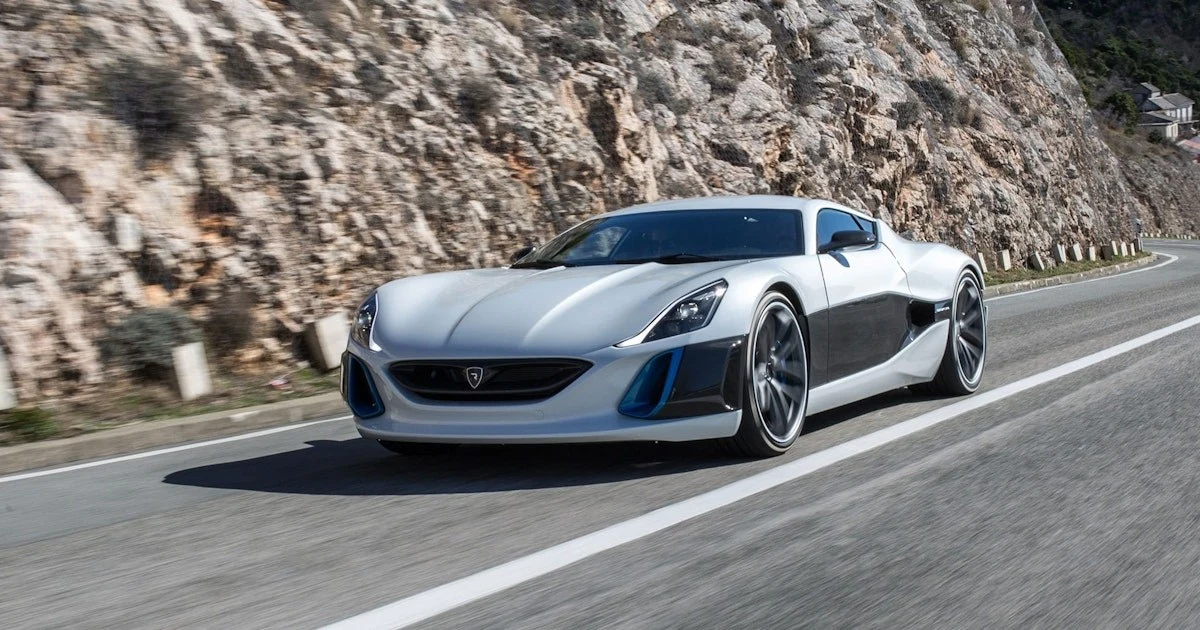 Rimac Concept_One – modelbillede; udstyr og årgang kan variere