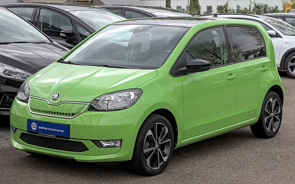 Škoda Citigoᵉ iV – modelbillede; udstyr og årgang kan variere