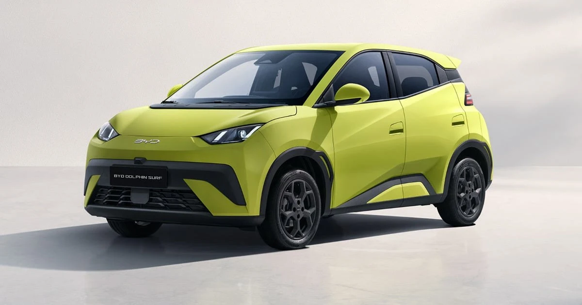 BYD Dolphin Surf – modelbillede; udstyr og årgang kan variere