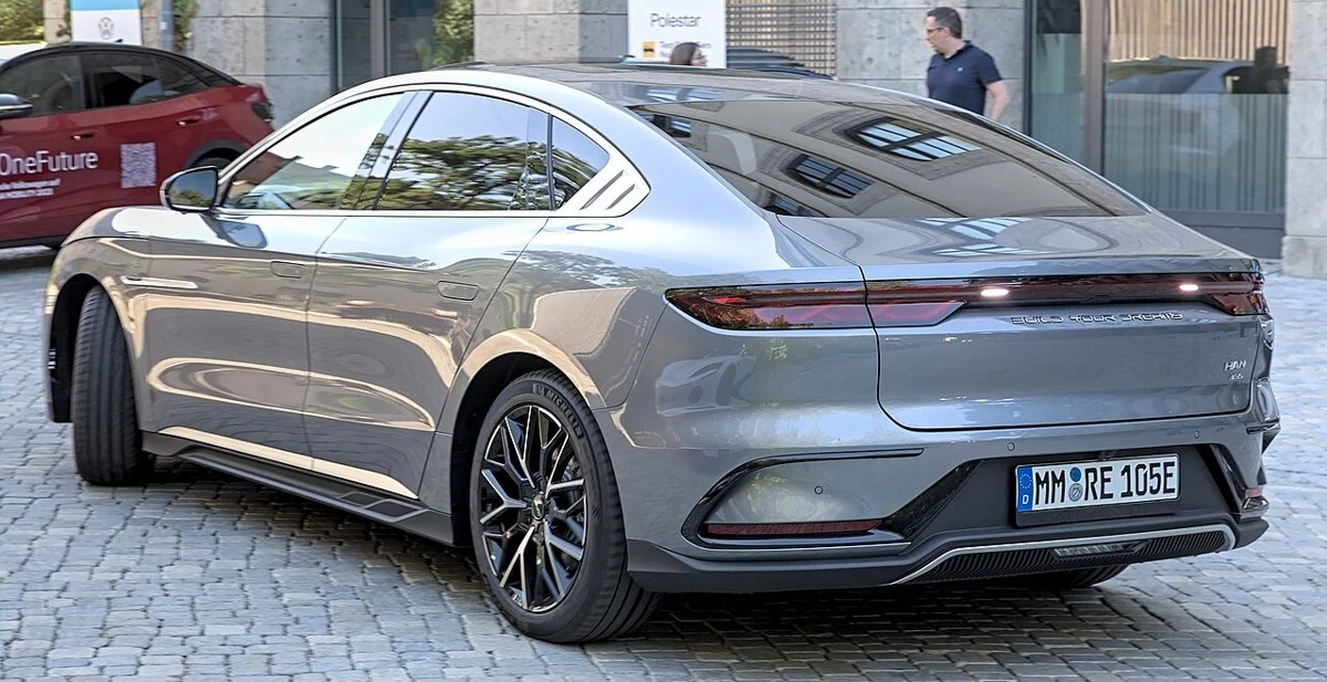 BYD Han – modelbillede; udstyr og årgang kan variere