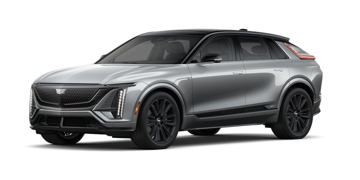 Cadillac Lyriq-V – modelbillede; udstyr og årgang kan variere