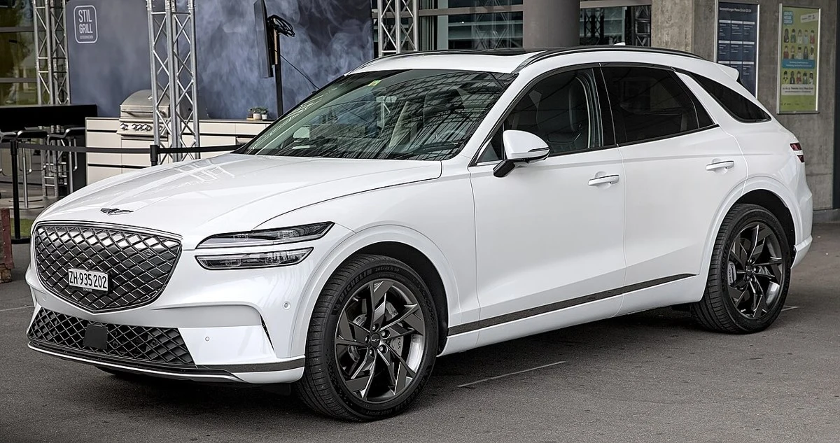 Genesis Electrified GV70 – modelbillede; udstyr og årgang kan variere
