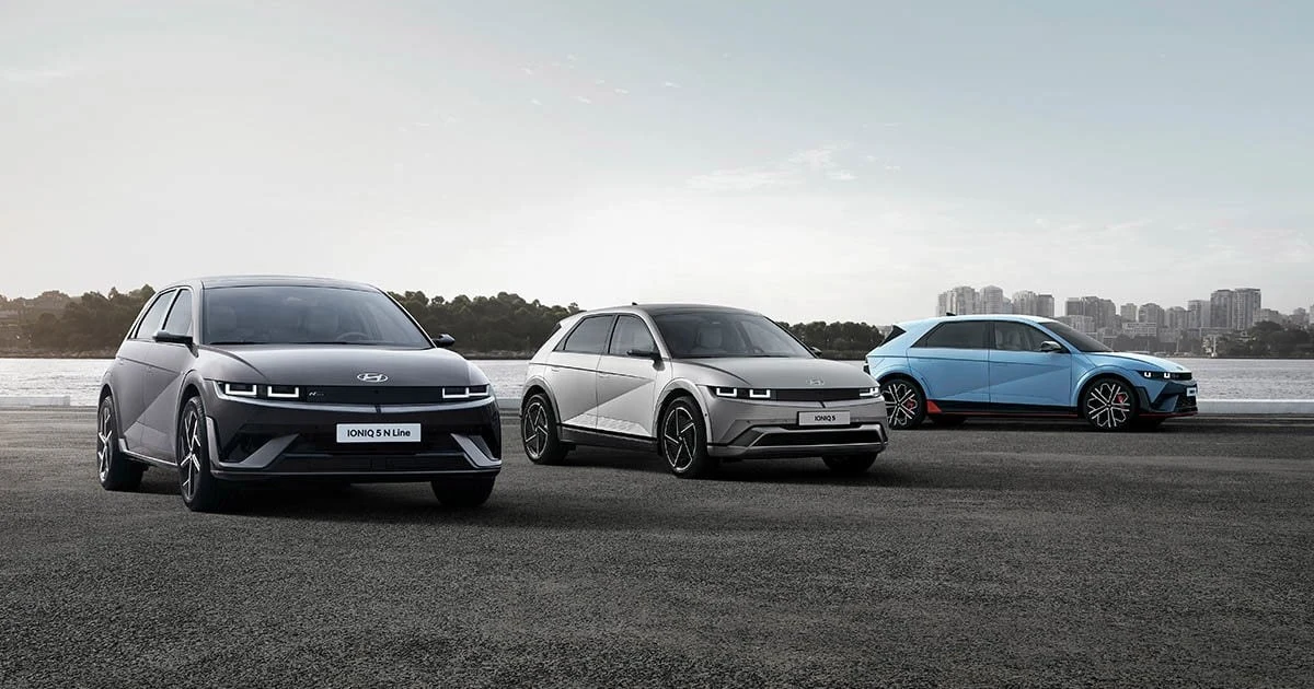 Hyundai IONIQ 5 – modelbillede; udstyr og årgang kan variere